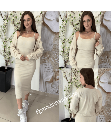 Conjunto Heloisa Bege